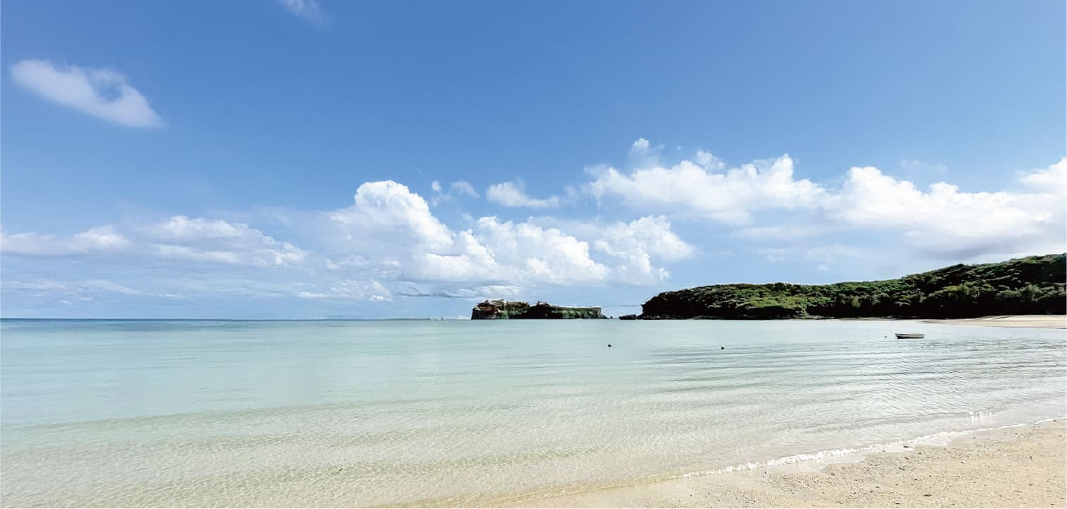 沖縄本島のビーチ